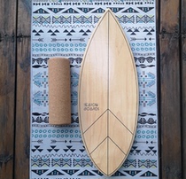 SEASON BOARDS log color double warped balance board snowboarding surfing land rush core training balance board