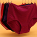 Đồ lót nữ trung và già của phụ nữ cotton cộng với phân bón XL quần short mẹ béo eo cao thêm cuộc sống màu đỏ set quần lót đẹp Eo cao