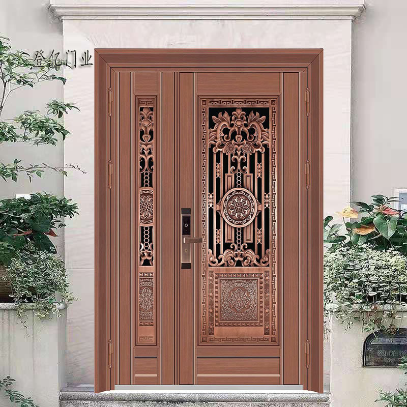 Foshan stainless steel anti-theft door luxury child mother door entry door community door security door door middle door ventilation and ventilation