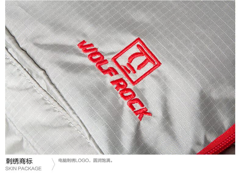Wolf Rock Portable Ba lô Du lịch ngoài trời Ba lô Túi xách đa năng Túi thông thường Ba lô balo degrey ss3
