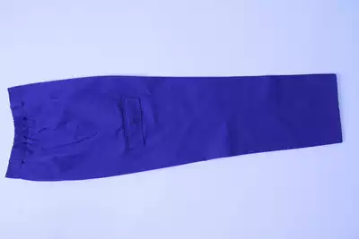 Gas station petrochemical thick pants sapphire blue anti-static trousers work clothes pants