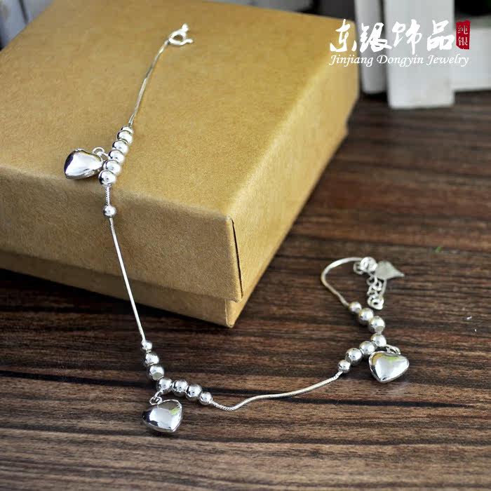 Bracelet de cheville Femme en Argenterie - Ref 3101939 Image 4