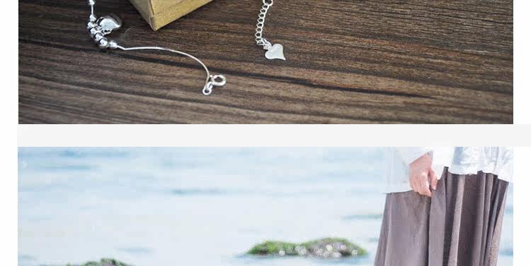 Bracelet de cheville Femme en Argenterie - Ref 3101939 Image 11