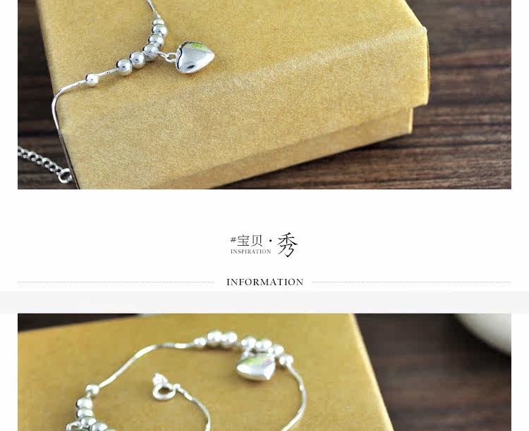 Bracelet de cheville Femme en Argenterie - Ref 3101939 Image 8