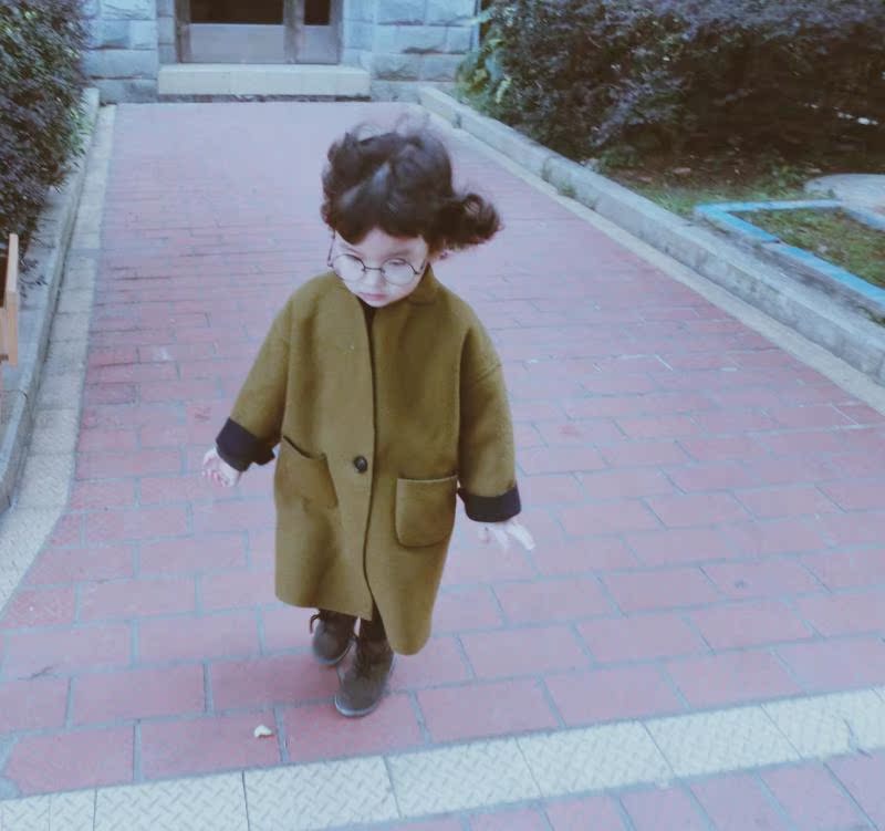 Manteau enfant en de laine - Ref 2160780 Image 13