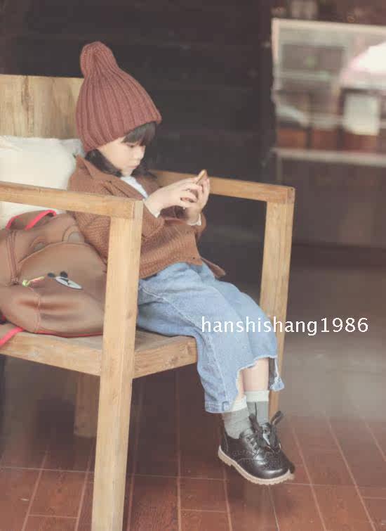 Chaussures enfants en cuir - semelle tendon - Ref 984195 Image 17