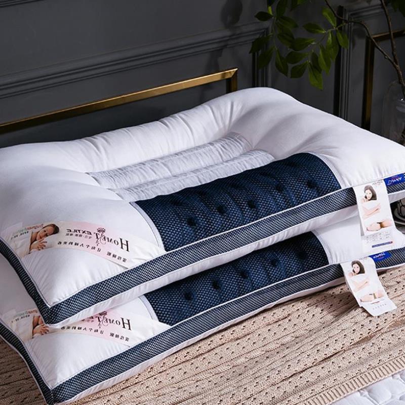 Pillow single pillow pillow core pair of cotton chips household cervical buckwheat skin double head assists sleep