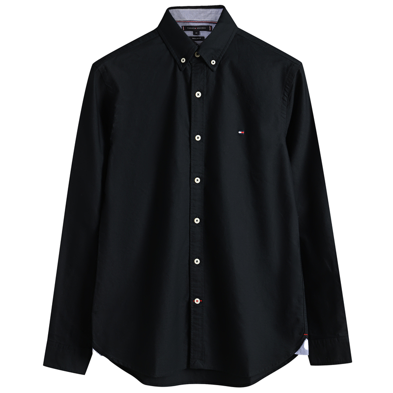North American Genuine Tommy Men's Long-Sleeved Shirt 2026 Autumn and Winter American Casual No-Iron Oxford Shirt