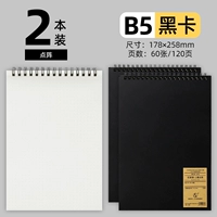 B5/лазер/черный/2 книги