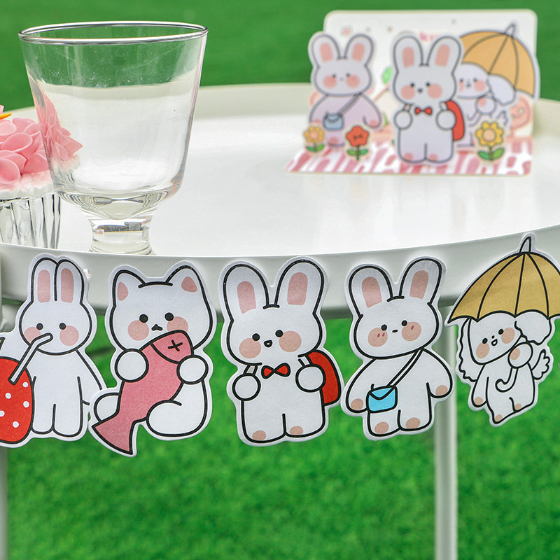 Bumbley Model Teenage Girl N - stick to small book convenience sign can tear memorandum message note note note sticker