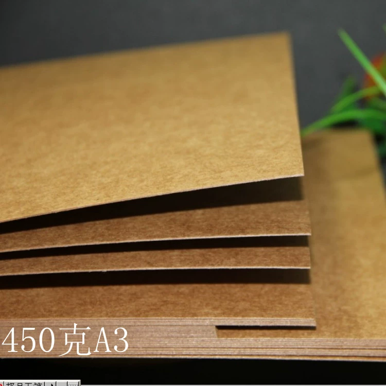 450g giấy kraft giấy bìa cứng bằng giấy bìa cứng DIY hướng dẫn sử dụng trang bên trong thiệp chúc mừng giấy ảnh album giấy - Giấy văn phòng giấy a4 smartist