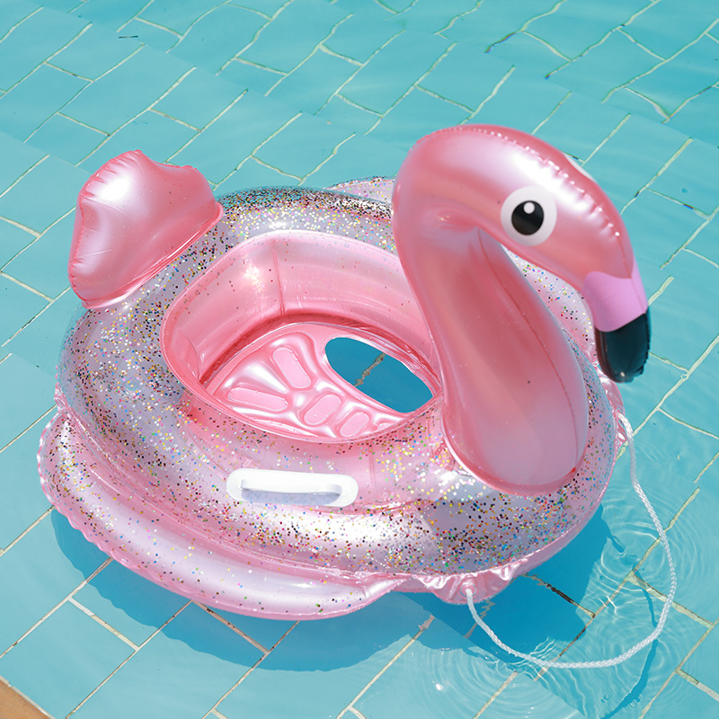 Children's swimming ring 2 thickened inflatable lifebuoy 3 female baby 5 anti-rollover sitting ring 4 infant floating ring 1-6 years old