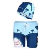 Детский летний купальник для мальчиков, быстросохнущий солнцезащитный крем, милые детские штаны, мультяшный плавательный аксессуар