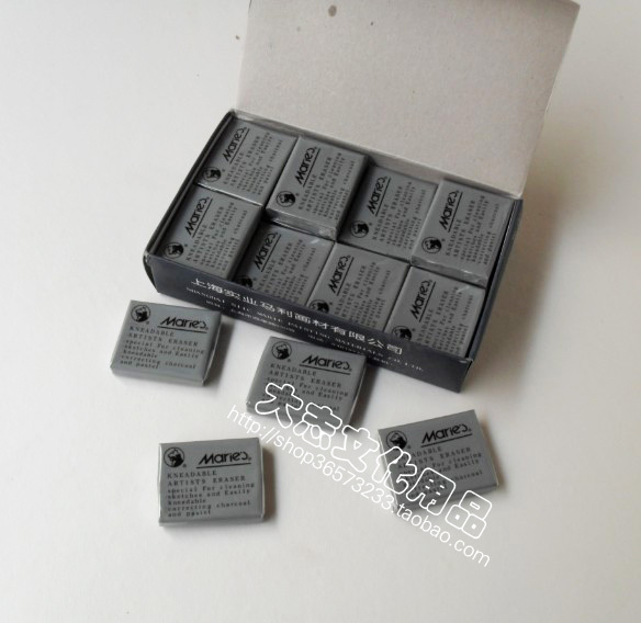 Mali Card Plastic Rubber Fine Art Painting Exclusive Rubber Clay Minimalist plastic eraser sketch Plastic eraser