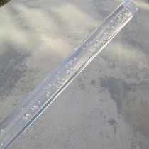 Acrylic bubble column High transparent square column Cylindrical solid rod Hollow column Plexiglass 10 square rod processing set