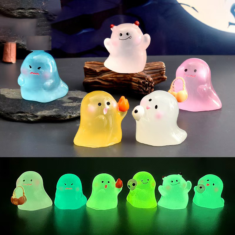 [Wishing + Pairing] Halloween Ghost Funny Big Ghost Series Year of the Horse Desktop Ornaments (9 Styles)