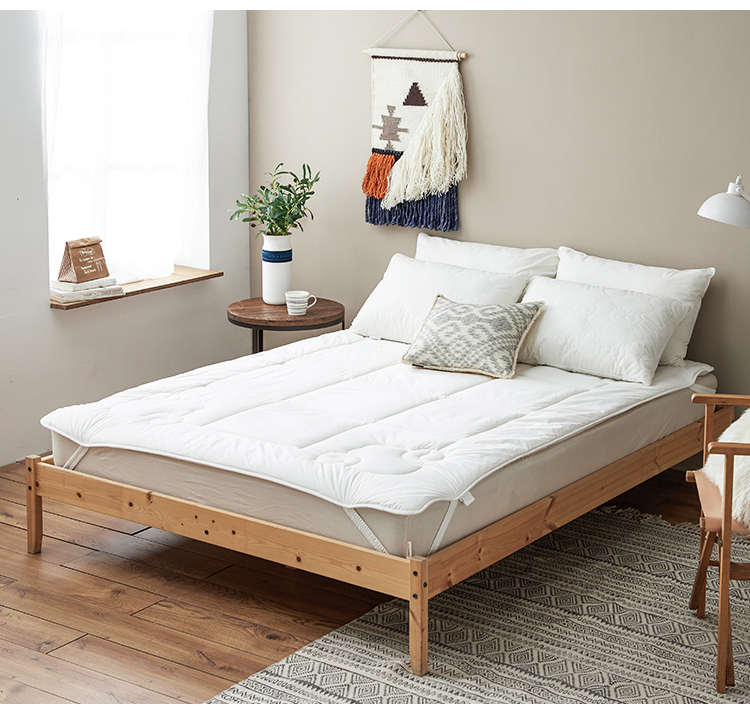 Da Pu Một tấm nệm bằng len làm tăng độ dày của giường - Nệm nệm gấp 1m6