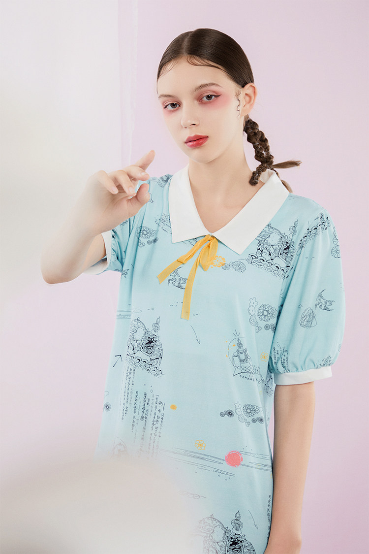 大朴 故宫宫廷文化联名系列 A类安全等级 女式时尚睡裙 天猫优惠券折后¥89包邮(¥259-170)京东¥109