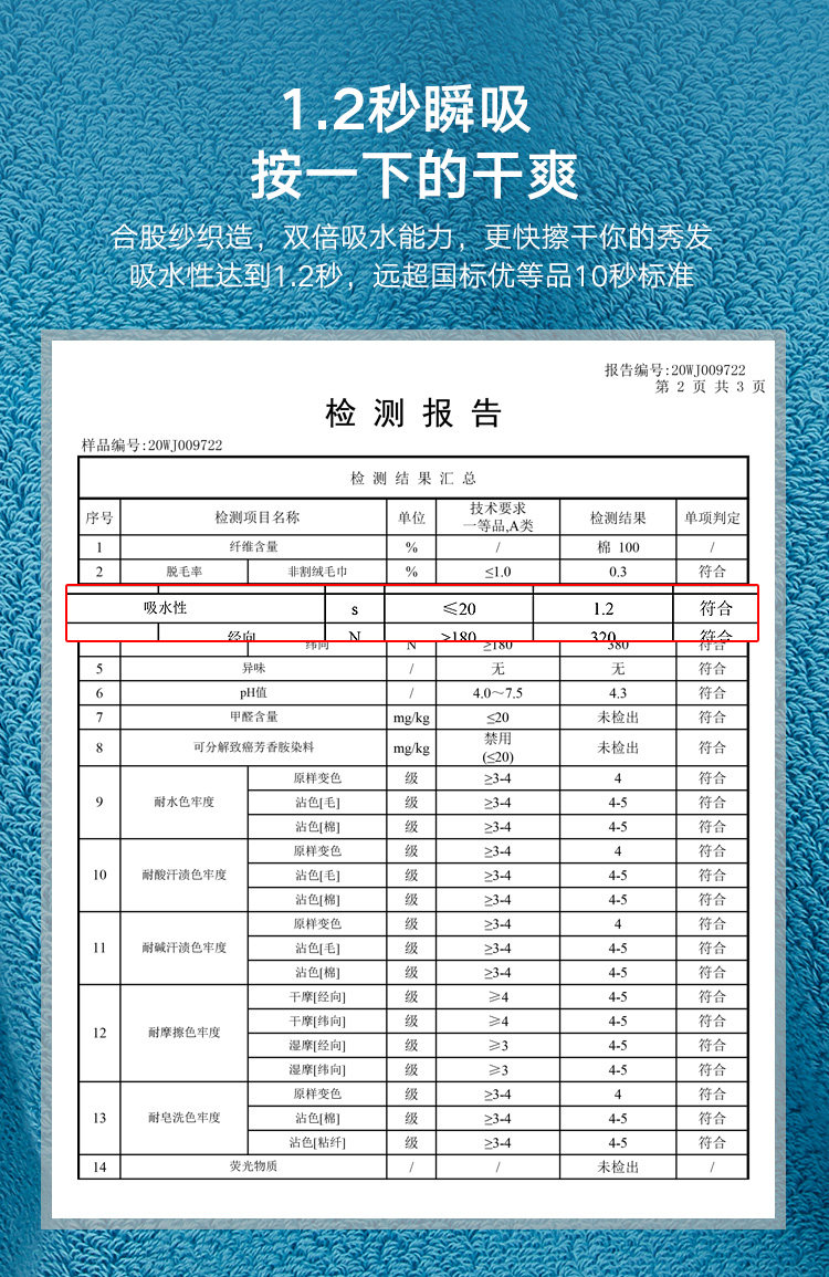大朴 新疆长绒棉浴巾 加大加厚 140*70cm 图8