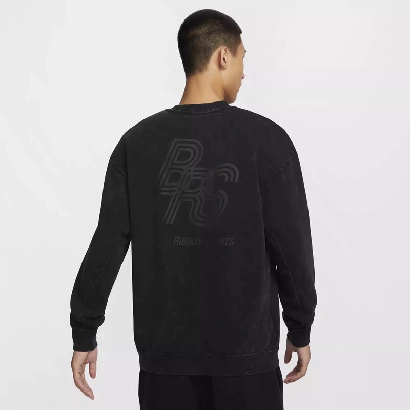 Nike Brs Nike Men's Sweatshirt Pullover Round Neck French Terry Retro Vintage Trendy Hq6037-010