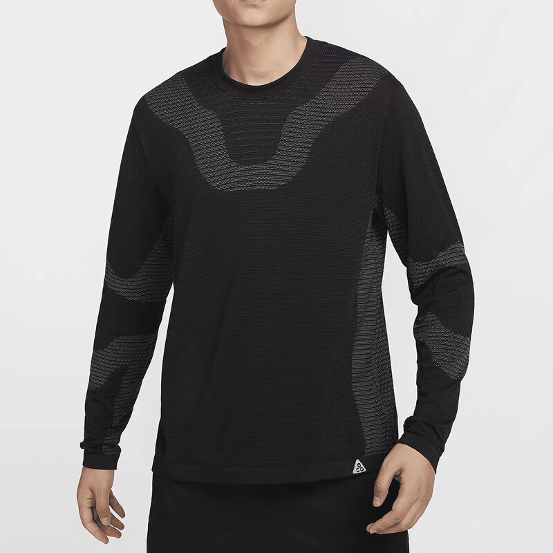 Nike Acg Adv Nike Men's Long-Sleeved Sports and Leisure Winter Wool Blend Base Layer Shirt Fv8907-010