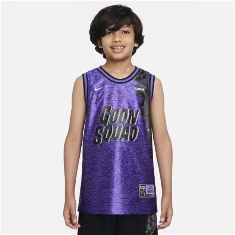 Nike Lebron James Kidsren's Basketball Vest Big Slam Dunk Quick-Drying and Sweat-Wicking Trendy Dm2974-560