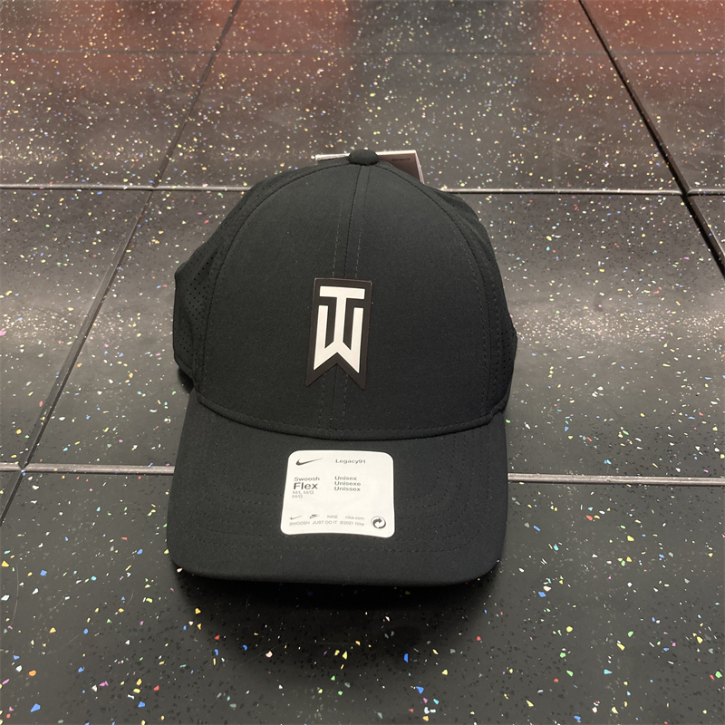 Nike Tw Nike Tiger Woods Golf Sports Cap Sunshade Quick-Drying Dh1344-010 Fb6454