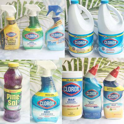 Clorox Household multi-purpose cleaning liquid Bleach Disinfectant Wet wipes Drain Unclogging agent Steel wool balls