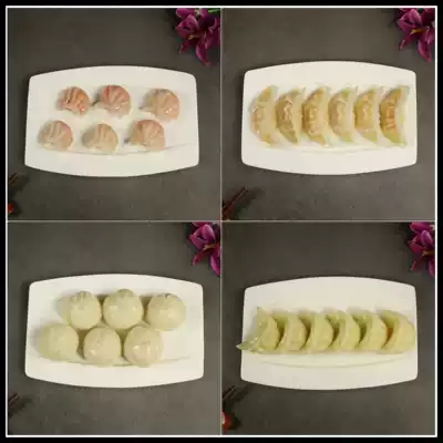 Simulation buns, steamed buns, flower rolls, fake food model, dumpling fried dumpling, steamed dumpling model, fried dumpling, custom-made display