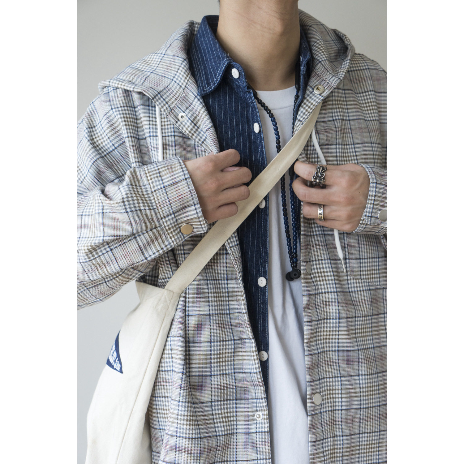 Lab Store Titan Oversized Hooded Coat Loose, off-the-shoulder Cut Coat