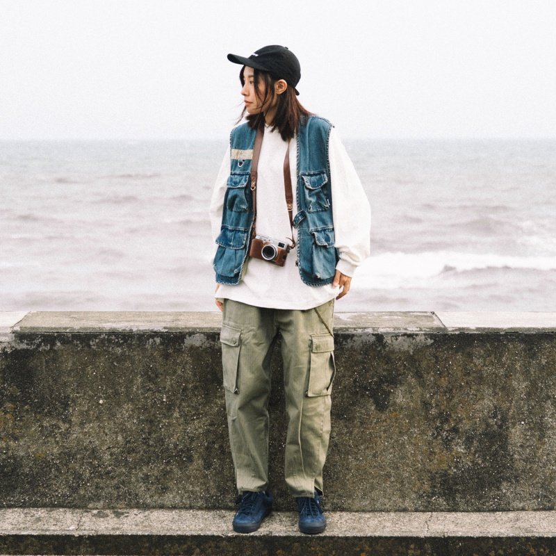 714street 19AW MOUNTAIN CARGO PANTS French Mountain LOOSE tooling PANTS