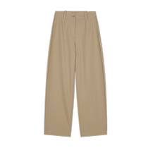 NEIWAI silk wool mid-waist full-length wide pants inside and outside simple fashionable retro versatile skin-friendly and soft