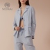 NEIWAI bên trong và bên ngoài Cozy Bà cotton dịch vụ nhà đồ ngủ ngủ quần đặt dài tay màu điểm cô gái mùa xuân và mùa hè Bộ Pajama