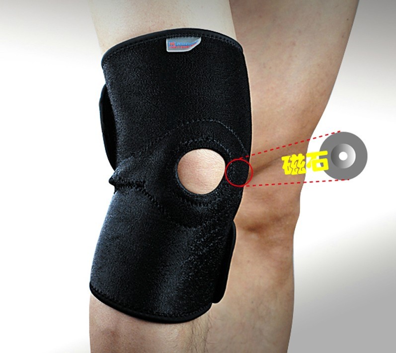 Kewey 0627 upscale magnet open buckle with hole kneecap professional protector instrument Fitness with 1 fit