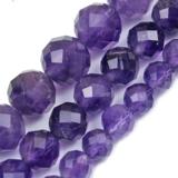 Натуральные бусины с аметистом, браслет ручной работы, ожерелье, аксессуар, аксессуары, серьги