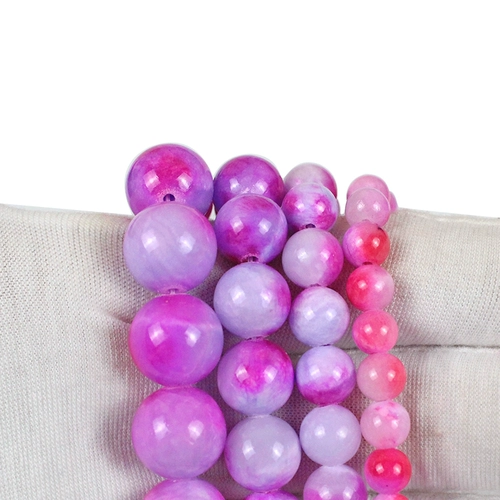 Сиреневые бусины, ожерелье ручной работы, серьги, браслет, аксессуар