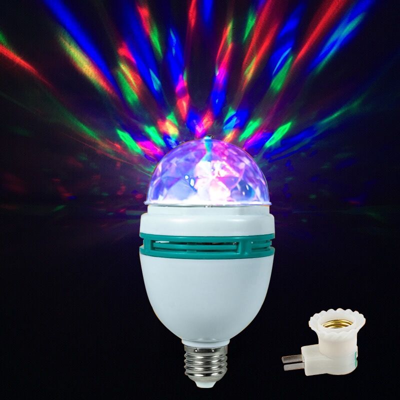 Rotating bulbs Home KTV colorful lamp magic ball automatic flash stage lights bungee lights dancing laser flash lights