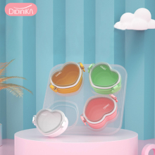 迪迪尼卡宝宝辅食盒便携零食外出密封储存盒