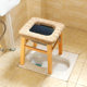 단단한 나무 화장실 홈 임산부 화장실 노인 성인 이동식 의자 접이식 변기