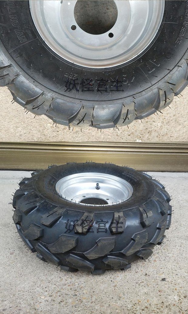 Lốp xe 8 inch với bánh xe kích thước tái trang bị phụ kiện sửa đổi con bò ATV kart off-road 19 * 7-8 - Vành xe máy vành xe goshi