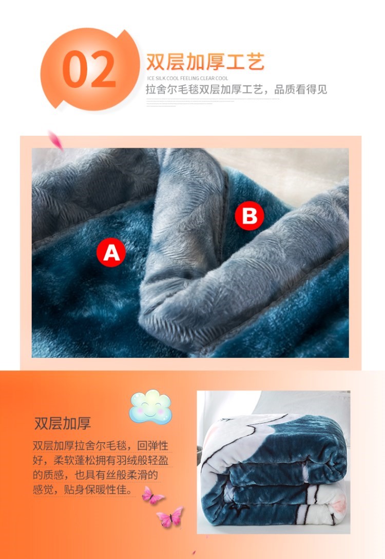 Chăn Bắc Âu chăn dày máy giặt san hô lông cừu chăn mùa thu và mùa đông ấm flannel chăn giải trí chăn chăn lông cừu nanara life
