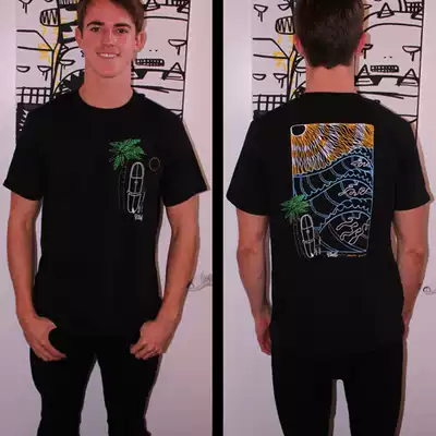 Small amount of arrival 2019 new American imported FRESH Solo Dawn round neck short sleeve t-shirt
