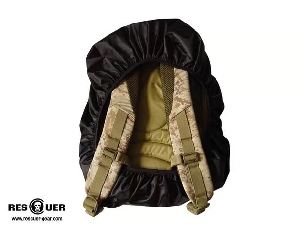 RESCUER-Savior Ba lô che mưa 2 Số 3 Chống thấm nước (Đen) - Mưa che / Ba lô phụ kiện túi chống mưa