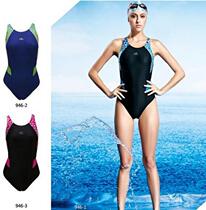 Yingfa professional racing water flat color adult triangle conjoined competition training durable womens swimsuit 946