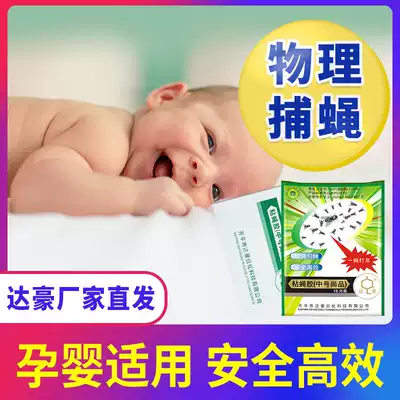 Dachau strong sticky fly glue cardboard fly stickers home traps 50 pieces of fly killer artifact