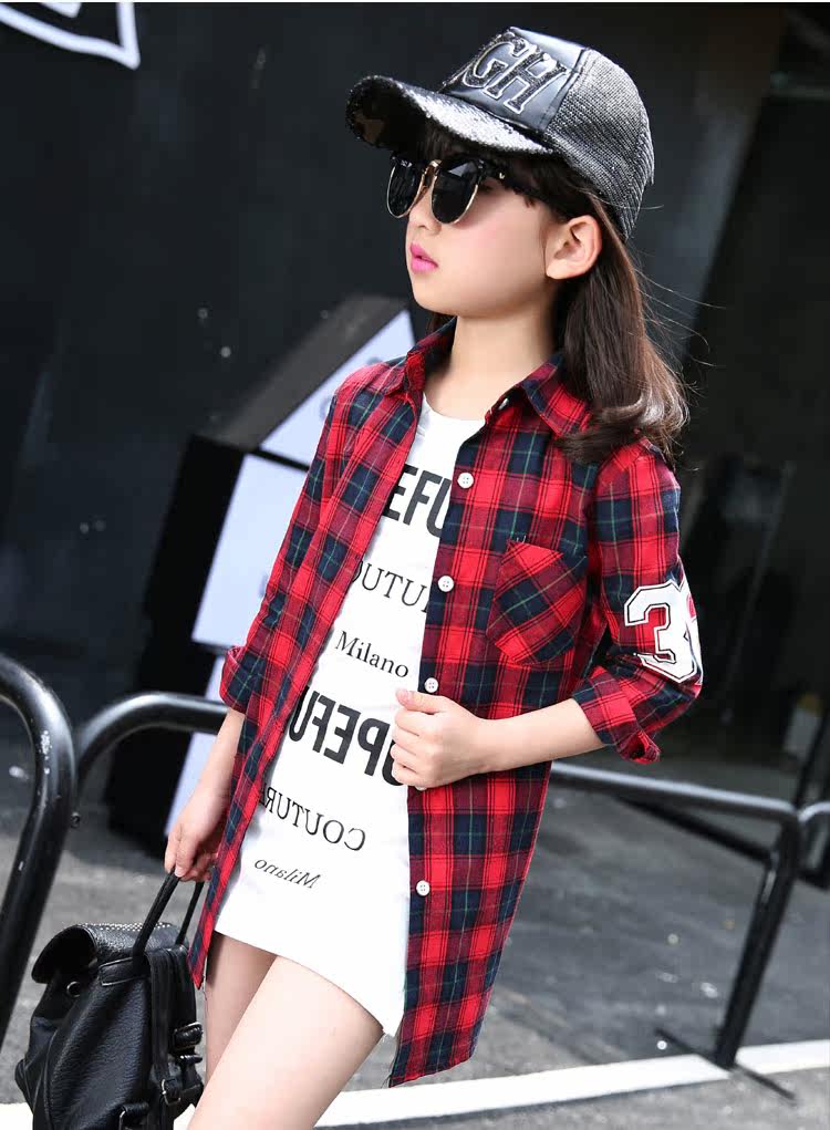 Chemise fille à manche longue - Ref 2086824 Image 13