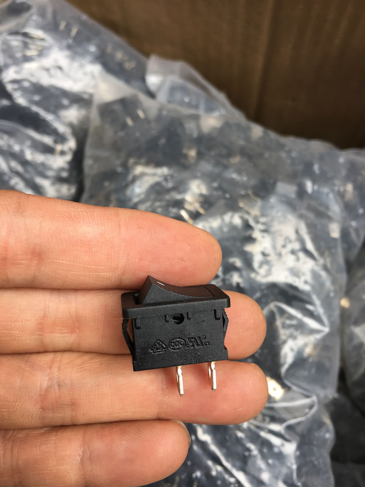 kcd ship mini - power switch 3a 250V pure copper pin