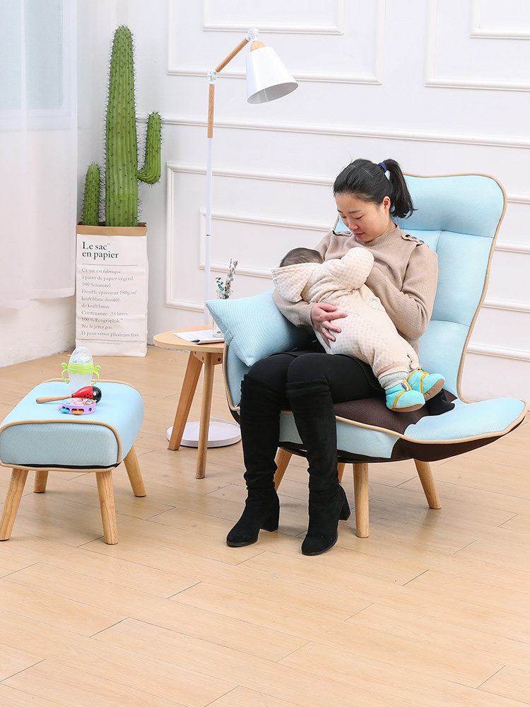 Lactation Chair Single Pregnant Woman Backrest Lactation Chair Balcony Deck Chair Casual Sloth Sofa Bedroom Lying Down Sofa Bedroom