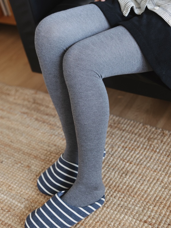 High-Quality Wool and Silk Tights with Straight Heel, Solid Color, Slim-Fit Leggings, Autumn Pants