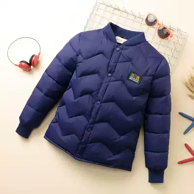 2021 new children's down cotton clothing liner boys and girls thickened tops small, medium and large children's light quilted jacket jacket